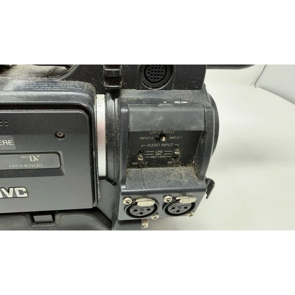 JVC GY-HD100 Camcorder Body Only As-IS, For Parts and Repair